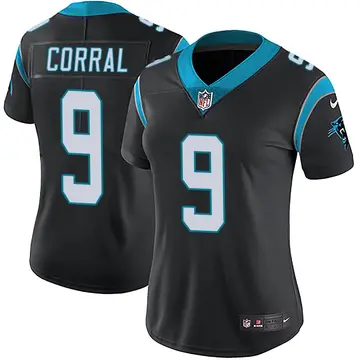 Nike Matt Corral Women's Limited Carolina Panthers Black Team Color Vapor Untouchable Jersey