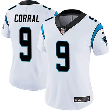 Nike Matt Corral Women's Limited Carolina Panthers White Vapor Untouchable Jersey