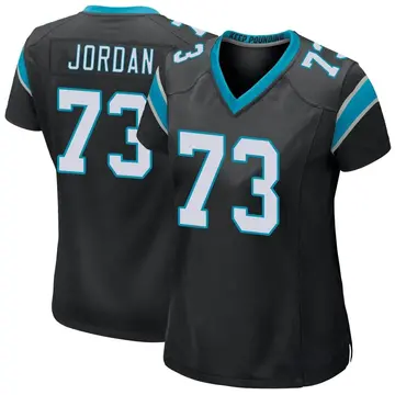Nike Michael Jordan Women's Game Carolina Panthers Black Team Color Jersey