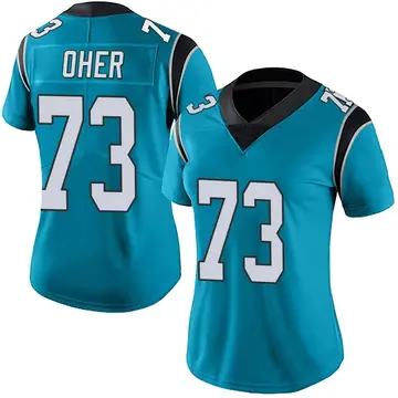 Nike Michael Oher Women's Limited Carolina Panthers Blue Alternate Vapor Untouchable Jersey