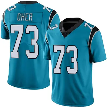 Nike Michael Oher Youth Limited Carolina Panthers Blue Alternate Vapor Untouchable Jersey