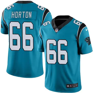 Nike Mike Horton Men's Limited Carolina Panthers Blue Alternate Vapor Untouchable Jersey