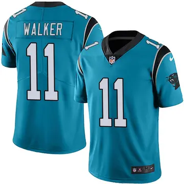 Nike PJ Walker Men's Limited Carolina Panthers Blue Alternate Vapor Untouchable Jersey