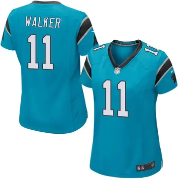 Nike PJ Walker Women's Game Carolina Panthers Blue Alternate Jersey