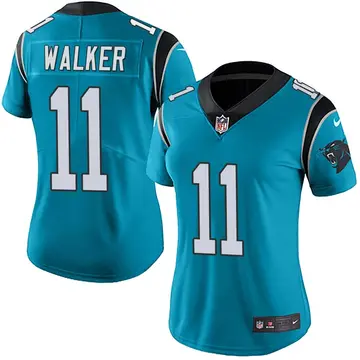 Nike PJ Walker Women's Limited Carolina Panthers Blue Alternate Vapor Untouchable Jersey