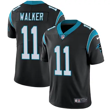 Nike PJ Walker Youth Limited Carolina Panthers Black Team Color Vapor Untouchable Jersey