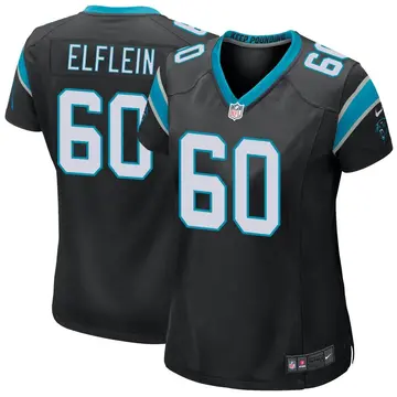 Nike Pat Elflein Women's Game Carolina Panthers Black Team Color Jersey