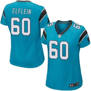 Nike Pat Elflein Women's Game Carolina Panthers Blue Alternate Jersey