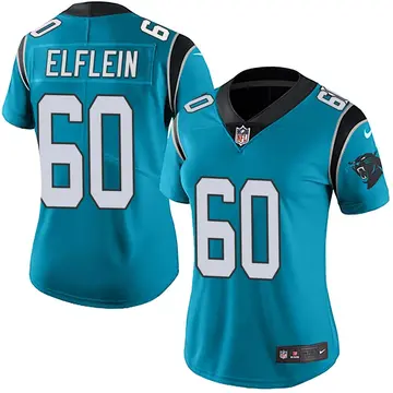 Nike Pat Elflein Women's Limited Carolina Panthers Blue Alternate Vapor Untouchable Jersey