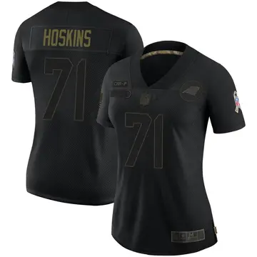 Nike Phil Hoskins Women's Limited Carolina Panthers Black 2020 Salute To Service Jersey