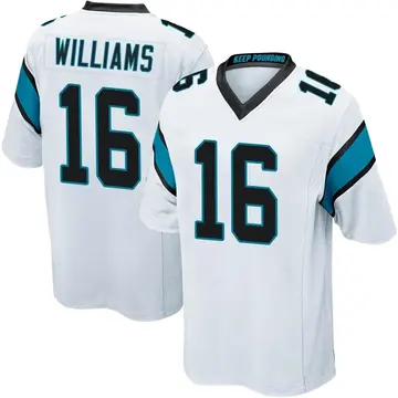 Nike Preston Williams Men's Game Carolina Panthers White Jersey