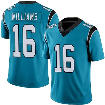 Nike Preston Williams Men's Limited Carolina Panthers Blue Alternate Vapor Untouchable Jersey
