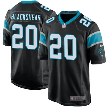 Nike Raheem Blackshear Men's Game Carolina Panthers Black Team Color Jersey