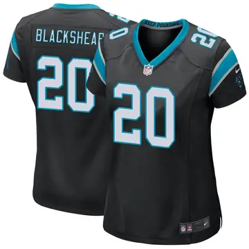 Nike Raheem Blackshear Women's Game Carolina Panthers Black Team Color Jersey