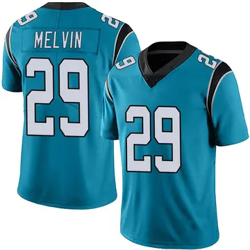 Nike Rashaan Melvin Men's Limited Carolina Panthers Blue Alternate Vapor Untouchable Jersey