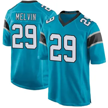 Nike Rashaan Melvin Youth Game Carolina Panthers Blue Alternate Jersey
