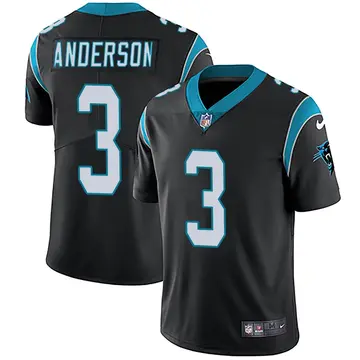 Nike Robbie Anderson Youth Limited Carolina Panthers Black Team Color Vapor Untouchable Jersey