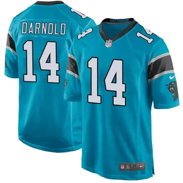 Nike Sam Darnold Men's Game Carolina Panthers Blue Alternate Jersey