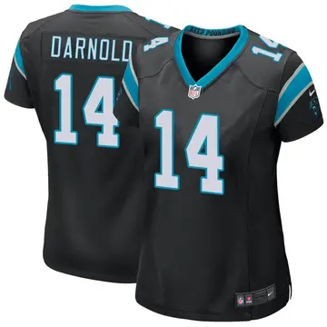 Nike Sam Darnold Women's Game Carolina Panthers Black Team Color Jersey
