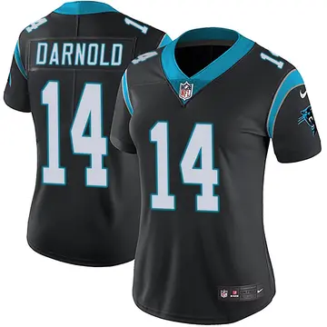 Nike Sam Darnold Women's Limited Carolina Panthers Black Team Color Vapor Untouchable Jersey