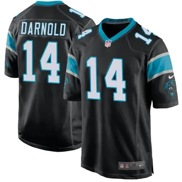Nike Sam Darnold Youth Game Carolina Panthers Black Team Color Jersey