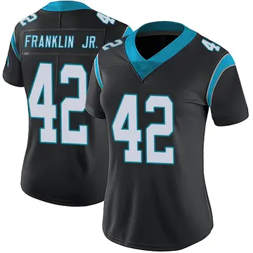 Nike Sam Franklin Jr. Women's Limited Carolina Panthers Black Team Color Vapor Untouchable Jersey