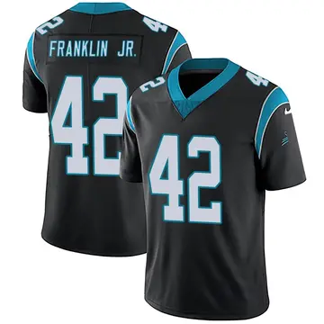 Nike Sam Franklin Jr. Youth Limited Carolina Panthers Black Team Color Vapor Untouchable Jersey