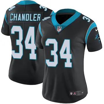 Nike Sean Chandler Women's Limited Carolina Panthers Black Team Color Vapor Untouchable Jersey