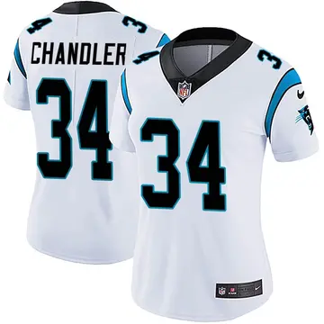 Nike Sean Chandler Women's Limited Carolina Panthers White Vapor Untouchable Jersey