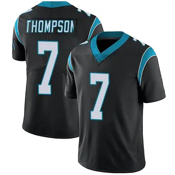 Nike Shaq Thompson Men's Limited Carolina Panthers Black Team Color Vapor Untouchable Jersey