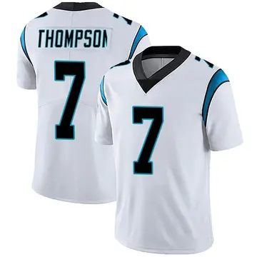 Nike Shaq Thompson Men's Limited Carolina Panthers White Vapor Untouchable Jersey