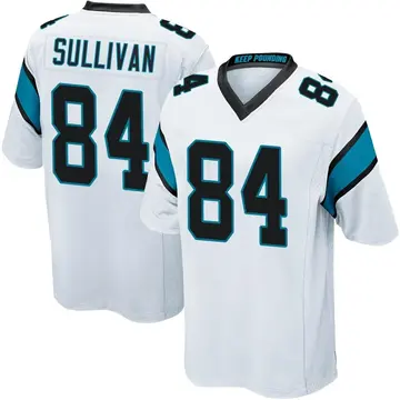 Nike Stephen Sullivan Youth Game Carolina Panthers White Jersey
