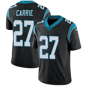 Nike T.J. Carrie Youth Limited Carolina Panthers Black Team Color Vapor Untouchable Jersey