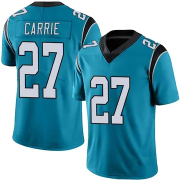 Nike T.J. Carrie Youth Limited Carolina Panthers Blue Alternate Vapor Untouchable Jersey