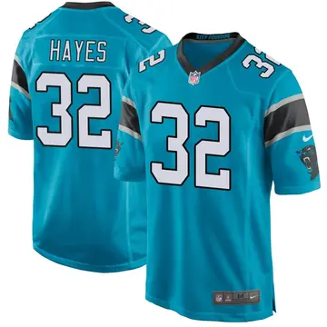 Nike Tae Hayes Men's Game Carolina Panthers Blue Alternate Jersey