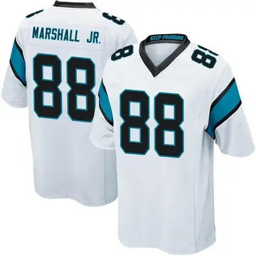 Nike Terrace Marshall Jr. Men's Game Carolina Panthers White Jersey