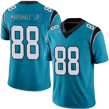 Nike Terrace Marshall Jr. Men's Limited Carolina Panthers Blue Alternate Vapor Untouchable Jersey