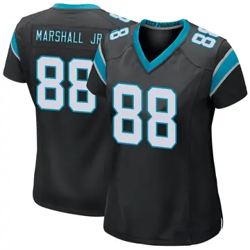 Nike Terrace Marshall Jr. Women's Game Carolina Panthers Black Team Color Jersey