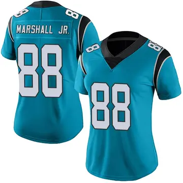 Nike Terrace Marshall Jr. Women's Limited Carolina Panthers Blue Alternate Vapor Untouchable Jersey