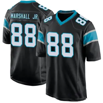Nike Terrace Marshall Jr. Youth Game Carolina Panthers Black Team Color Jersey