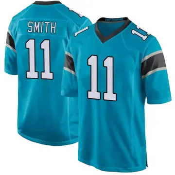 Nike Torrey Smith Men's Game Carolina Panthers Blue Alternate Jersey