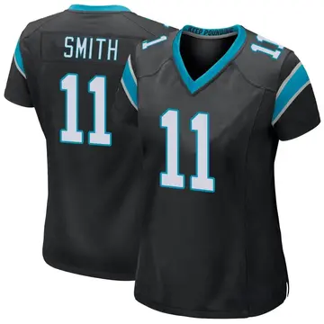 Nike Torrey Smith Women's Game Carolina Panthers Black Team Color Jersey