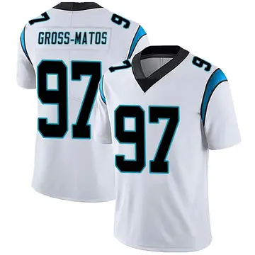 Nike Yetur Gross-Matos Men's Limited Carolina Panthers White Vapor Untouchable Jersey